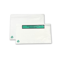 Sobres portadocumentos de papel con mensaje